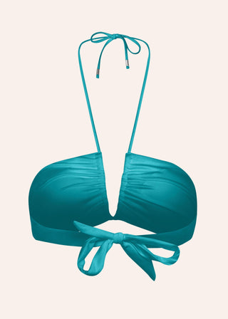 Горнище Бански Blair в аквамарин