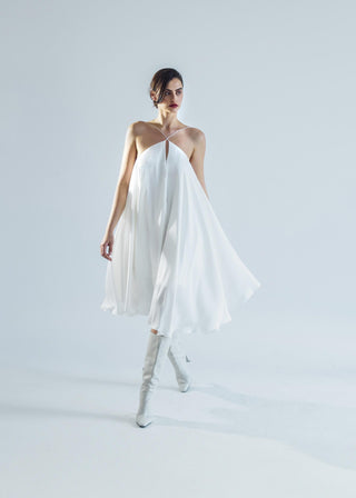Рокля с гол гъб Fairy White