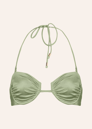 Двулицево горнище бански Tyra Matcha